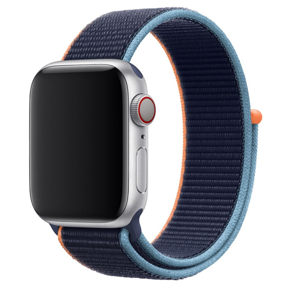 Meget Skøn Nylon Universal Rem passer til Apple Smartwatch - Blå#serie_9