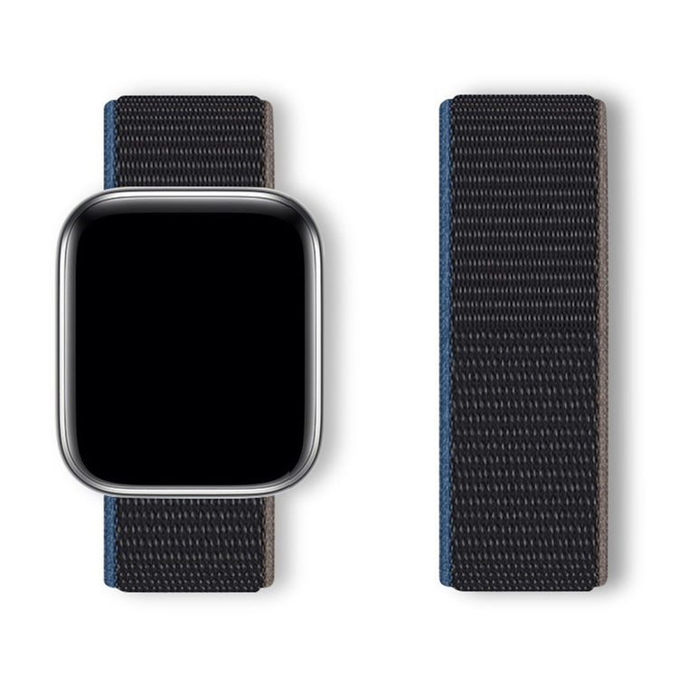 Meget Skøn Nylon Universal Rem passer til Apple Smartwatch - Sort#serie_10