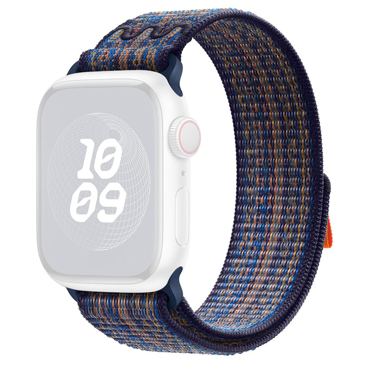 Meget Fed Nylon Universal Rem passer til Apple Smartwatch - Blå#serie_2