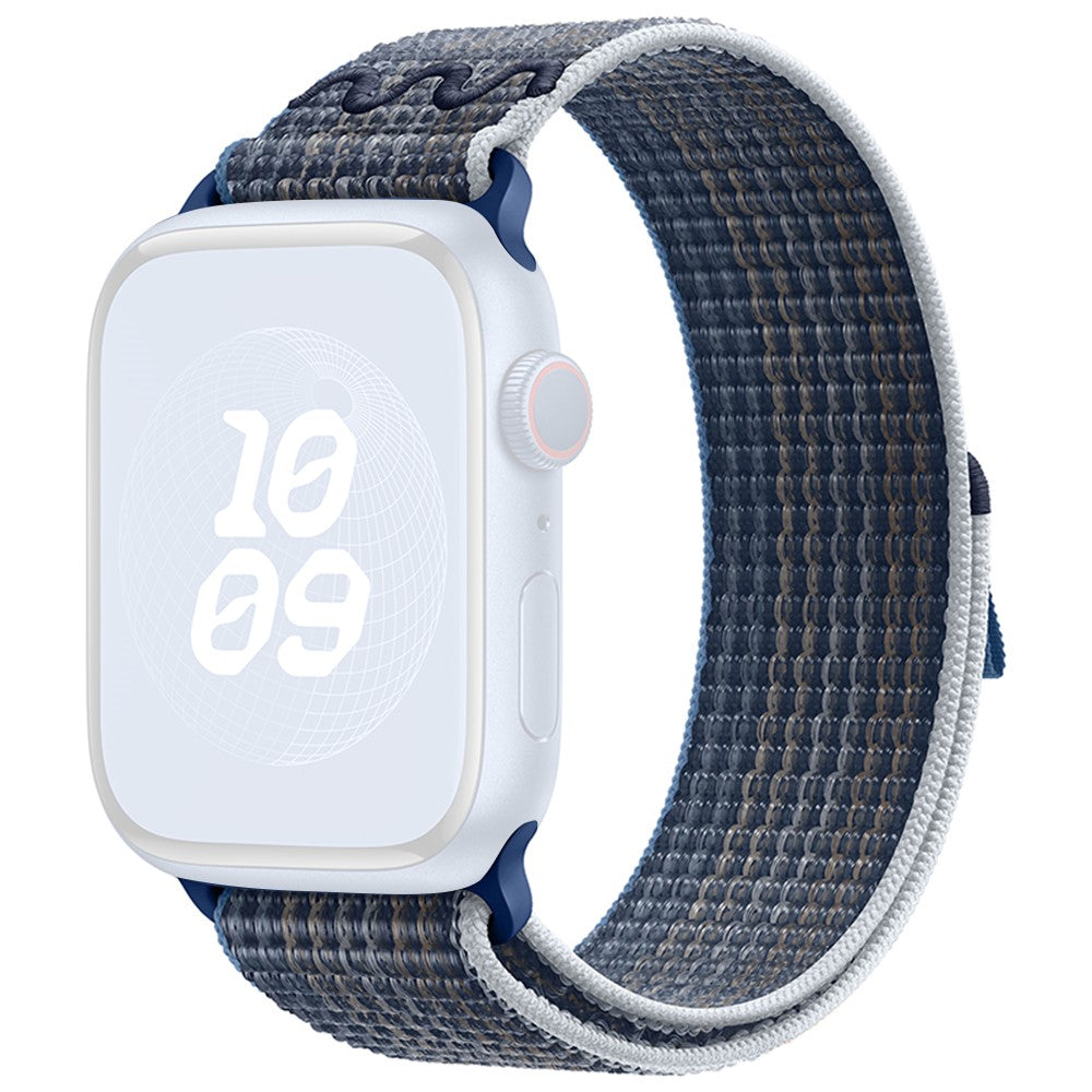 Meget Fed Nylon Universal Rem passer til Apple Smartwatch - Blå#serie_3