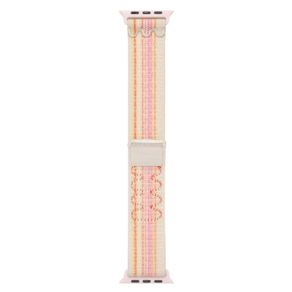 Meget Fed Nylon Universal Rem passer til Apple Smartwatch - Pink#serie_12