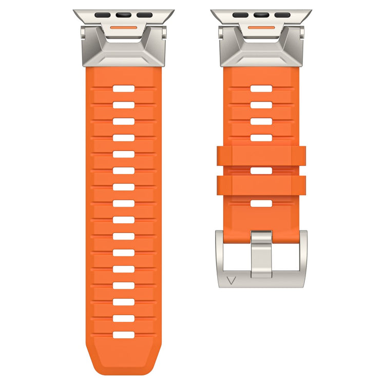 Super Agreeable Apple Smartwatch Silicone Universel Strap - Orange#serie_1