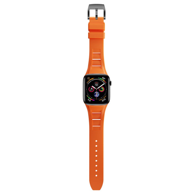 Delightful Apple Smartwatch Silicone Universel Strap - Orange#serie_4