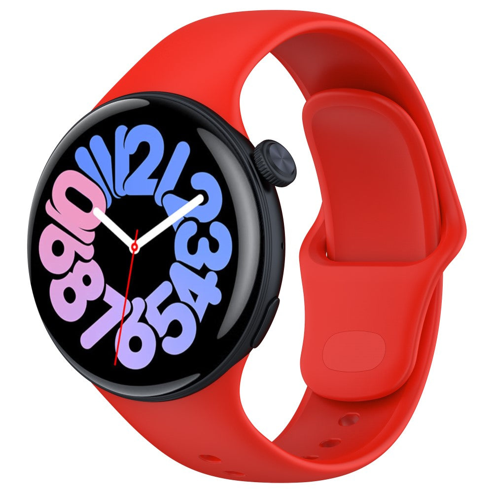 Super Stylish Vivo Watch 3 Silicone Strap - Red#serie_5