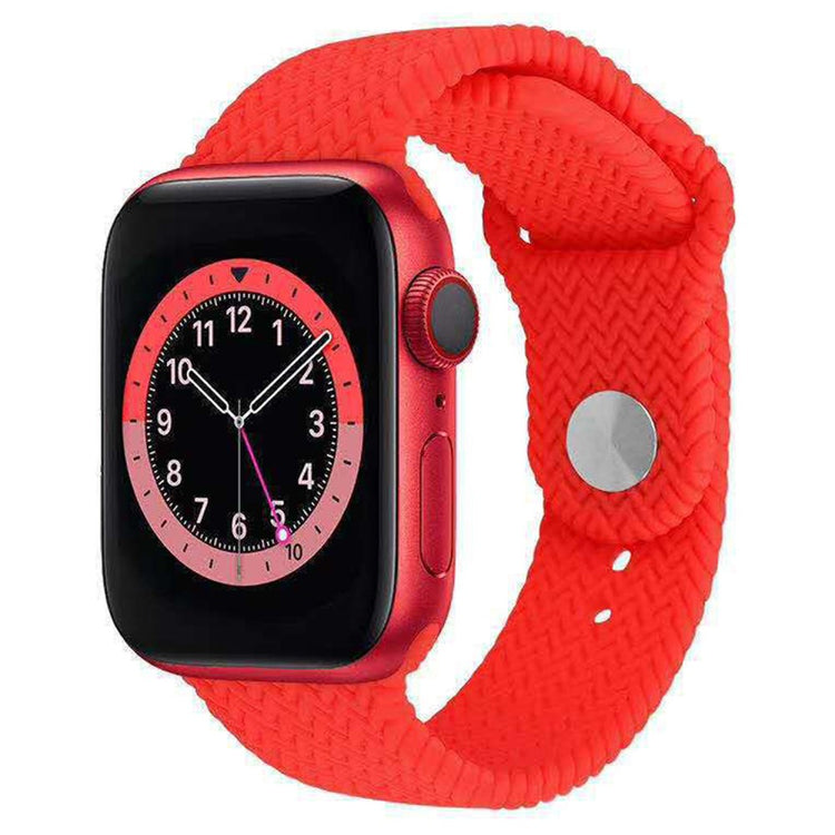 Super Stylish Apple Smartwatch Silicone Universel Strap - Red#serie_5