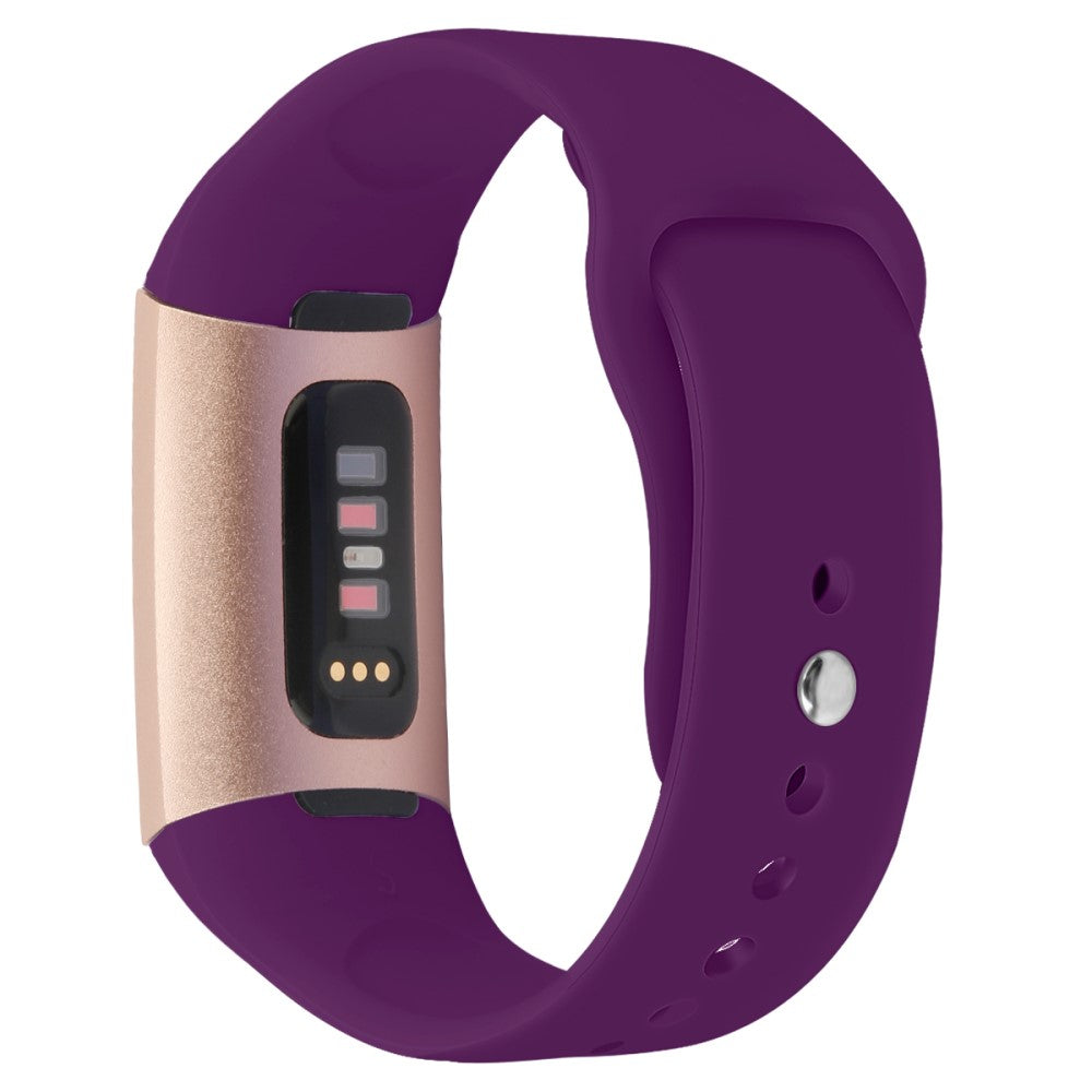 Fitbit Charge 3 / Fitbit Charge 4 Silicone Universel Strap - Purple#serie_12