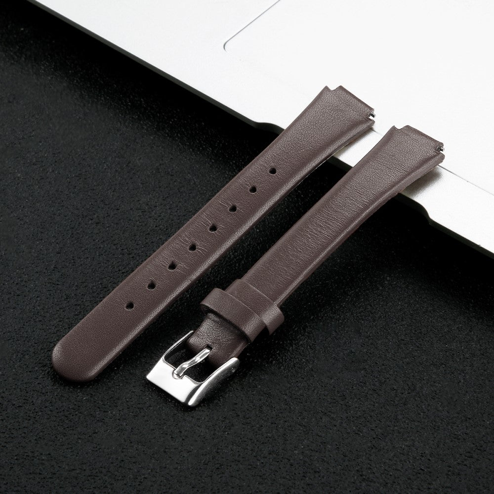 Very Fashionable Fitbit Inspire 1 Genuine Leather Strap - Silver#serie_6