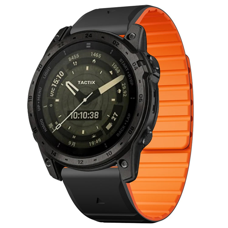Super Durable Garmin Smartwatch Silicone Universel Strap - Orange#serie_2