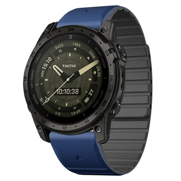 Super Durable Garmin Smartwatch Silicone Universel Strap - Blue#serie_5