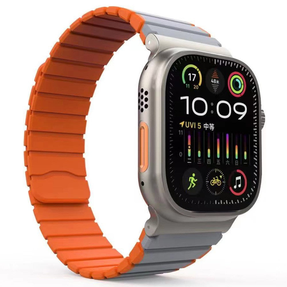 Exquisite Apple Smartwatch Silicone Universel Strap - Orange#serie_3