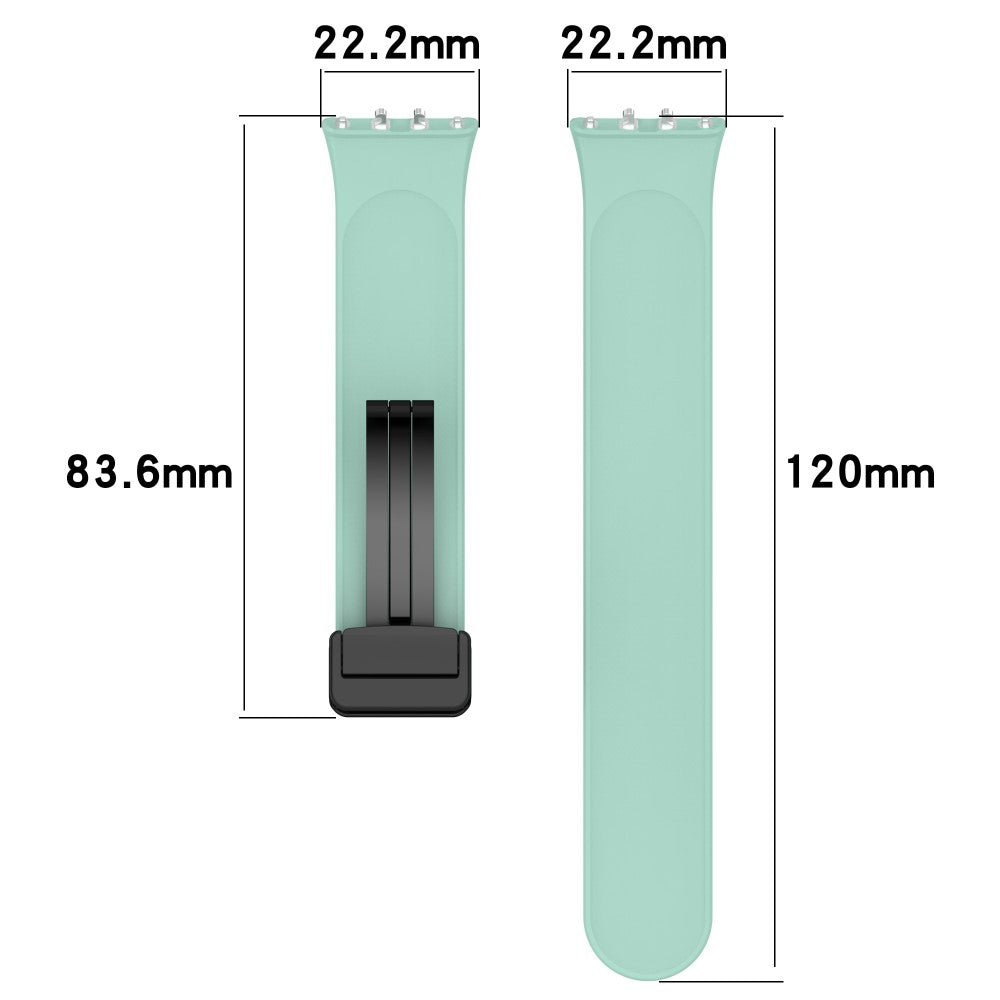 Samsung Galaxy Fit3 Silicone Watch Band Folding Buckle Sport Replacement Straps - Starlight#serie_10