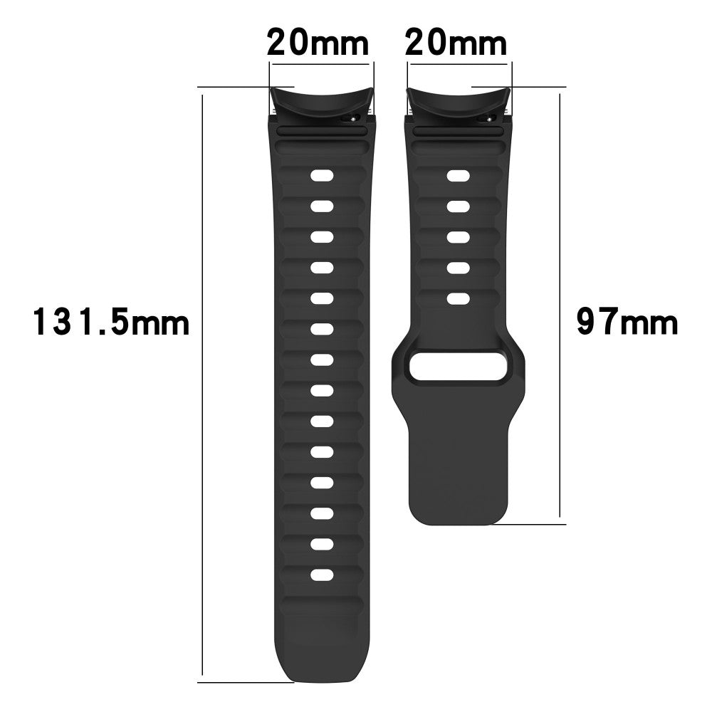 Absolutely Cute Samsung Smartwatch Silicone Universel Strap - Silver#serie_9