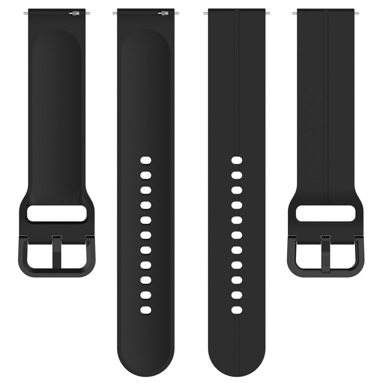 Remarkably Durable Smartwatch Silicone Universel Strap - Black#serie_4