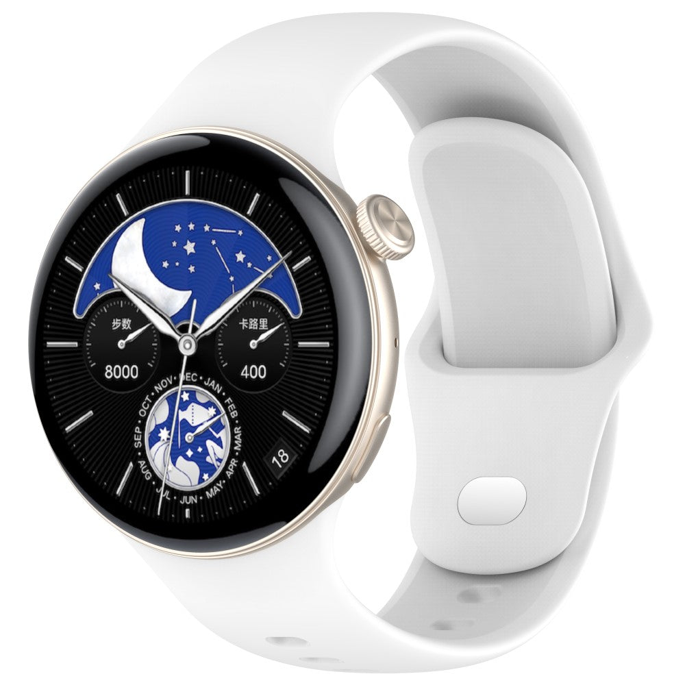 Remarkably Sweet Vivo Watch 3 Silicone Strap - White#serie_1