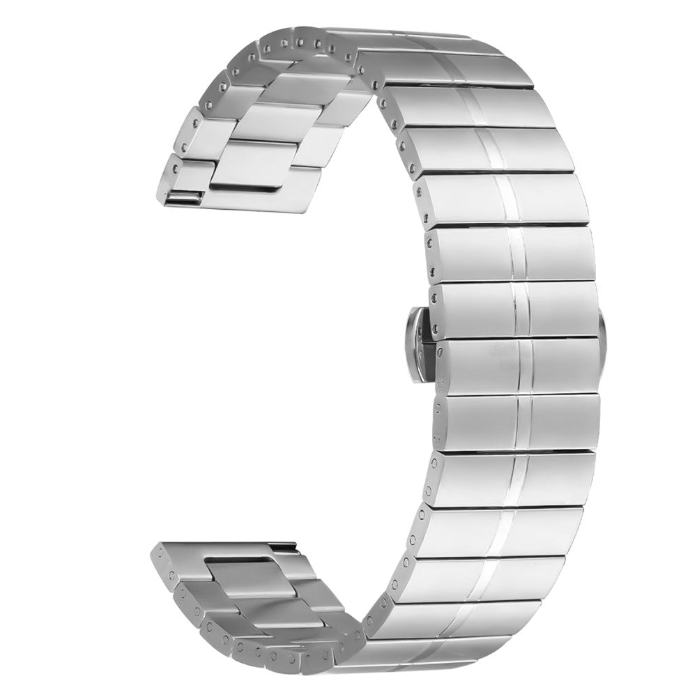 Fitbit Versa Lite / Versa / Versa 2 Buckle Design Bracelet Silver Stainless Steel Watch Strap#serie_070