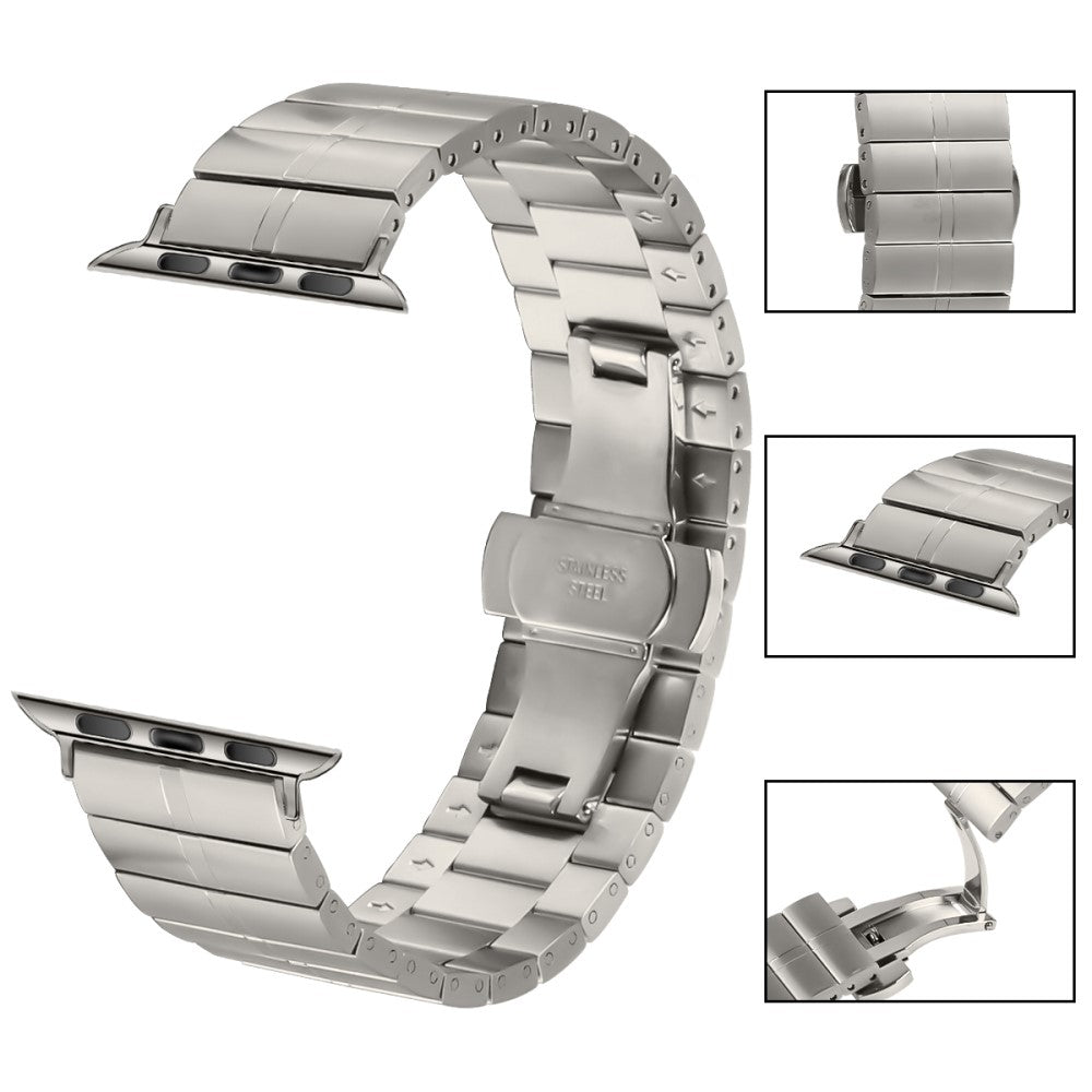 Remarkably Beautiful Apple Smartwatch Metal Universel Strap - Silver#serie_6