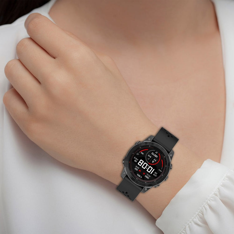 Mega Comfortable Garmin Smartwatch Silicone Universel Strap - Red#serie_3