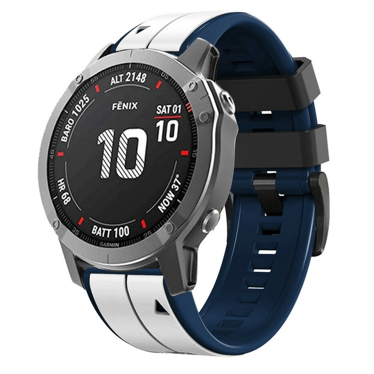 Very Stylish Garmin Smartwatch Silicone Universel Strap - Blue#serie_1