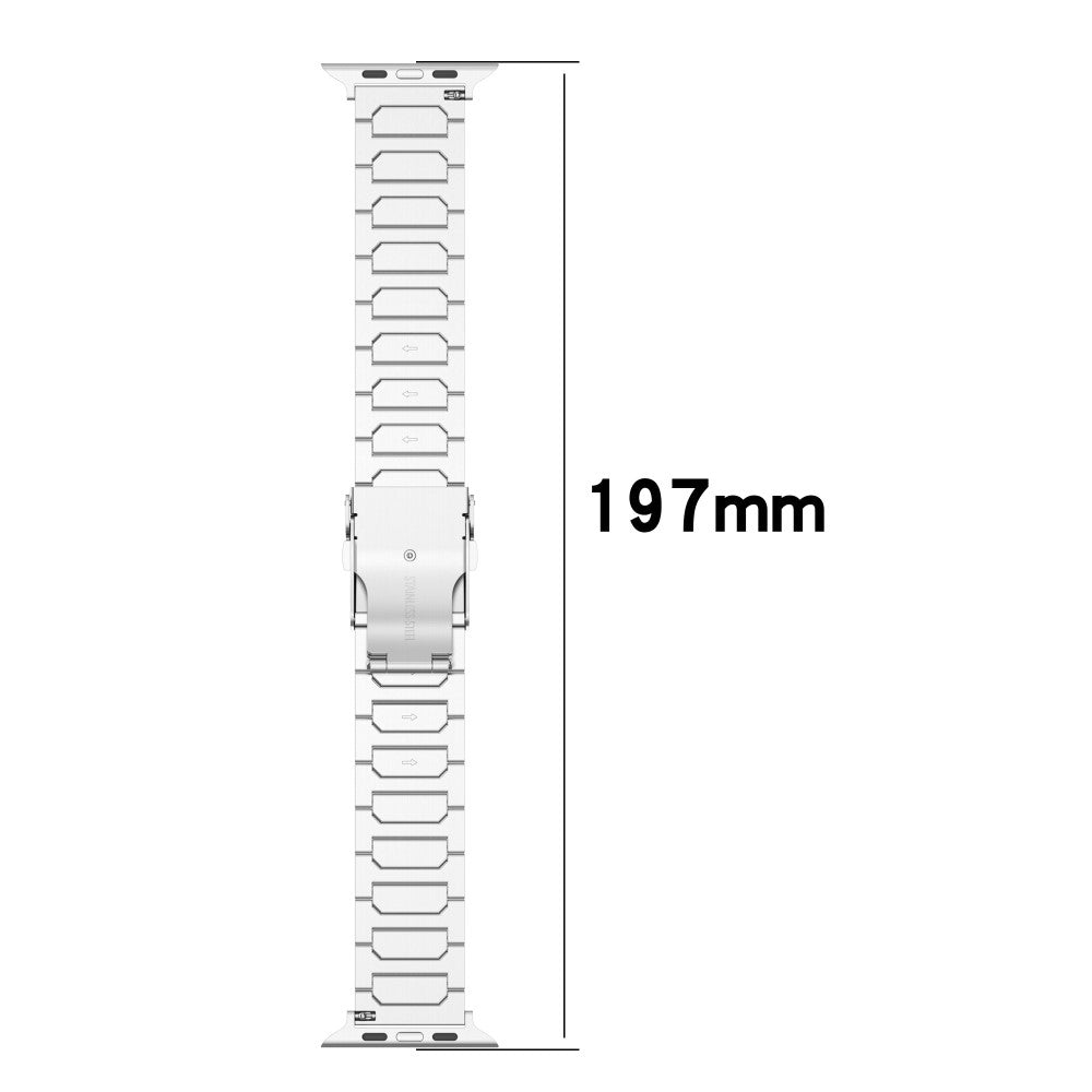 Mega Fashionable Apple Smartwatch Metal Universel Strap - Silver#serie_2