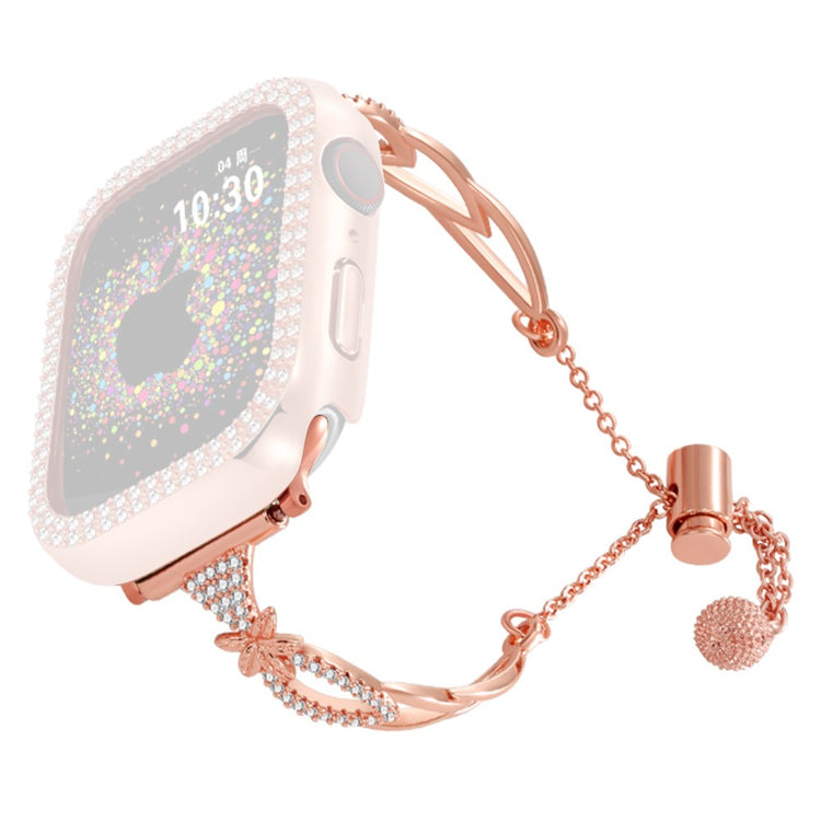 Super Reliable Apple Smartwatch Rhinestone Universel Strap - Pink#serie_3