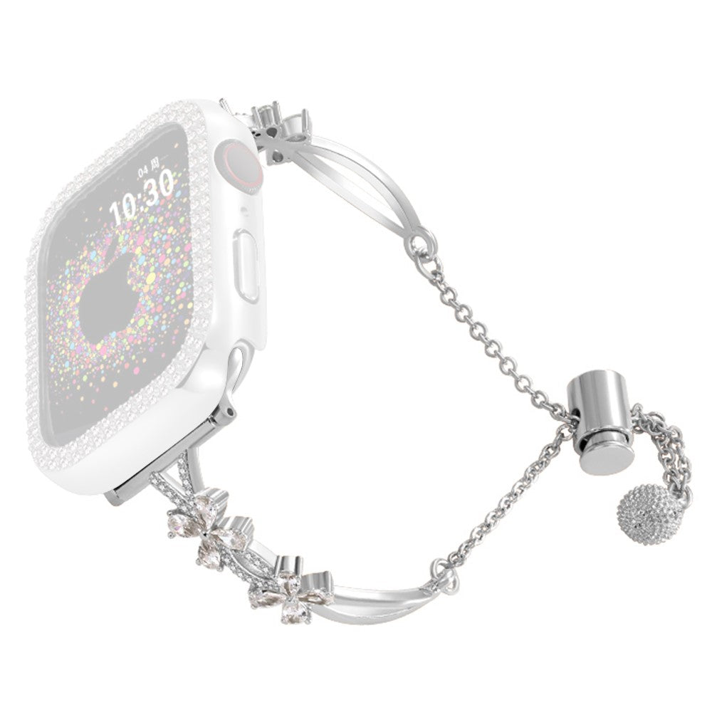 Remarkably Fashionable 20mm Rhinestone Strap - Silver#serie_4