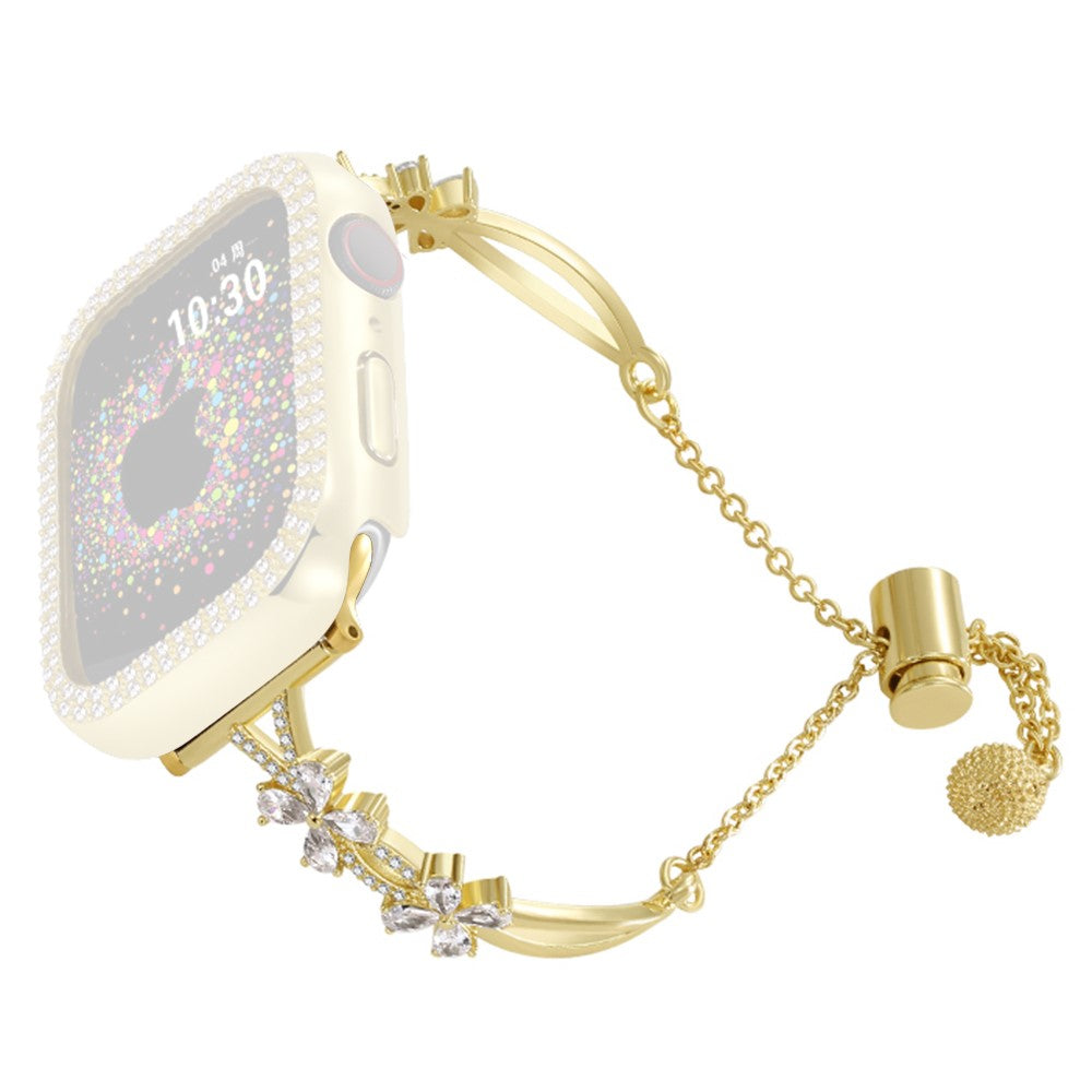 Super Durable Apple Smartwatch Rhinestone Universel Strap - Gold#serie_2