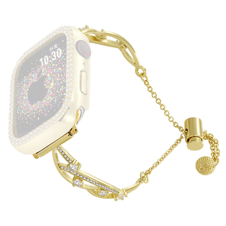 Mega Pleasant 20mm Rhinestone Strap - Gold#serie_2