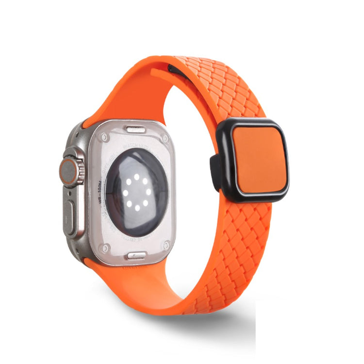 Super Comfortable Apple Smartwatch Silicone Universel Strap - Orange#serie_9