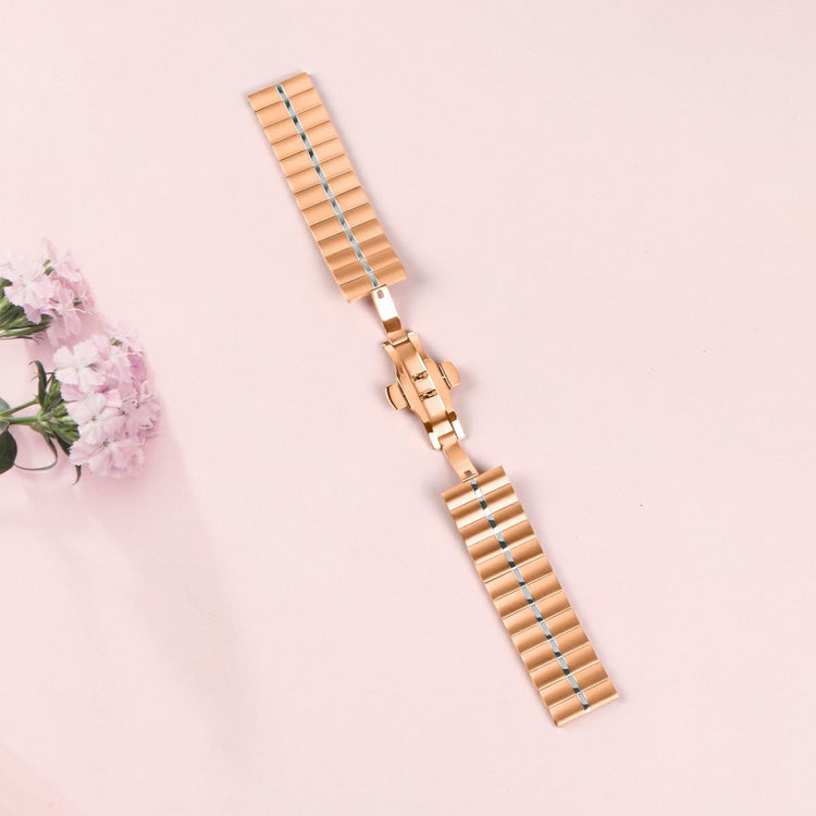 Remarkably Stylish Amazfit Smartwatch Metal Universel Strap - Pink#serie_4