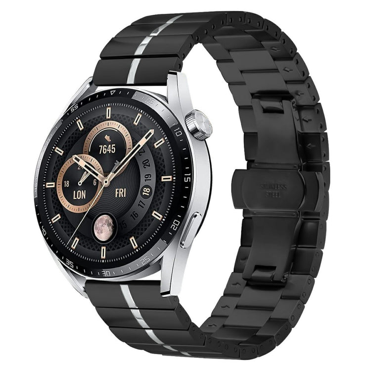 Remarkably Delightful Amazfit Stratos 3 Metal Strap - Black#serie_1