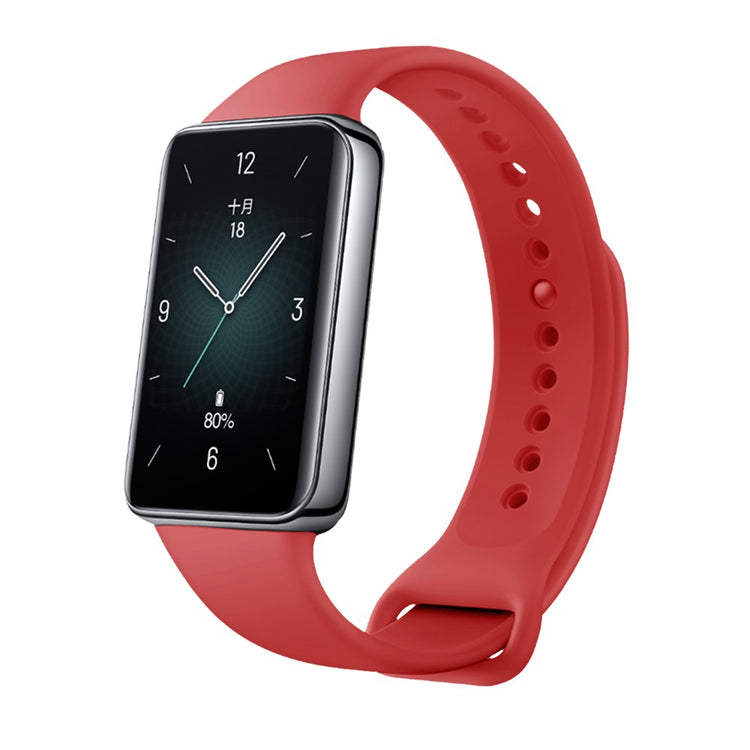 Incredibly Comfortable Honor Band 9 Silicone Strap - Red#serie_1