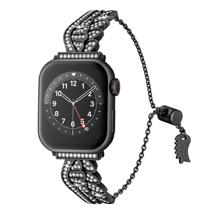 Delightful Apple Smartwatch Rhinestone Universel Strap - Black#serie_1