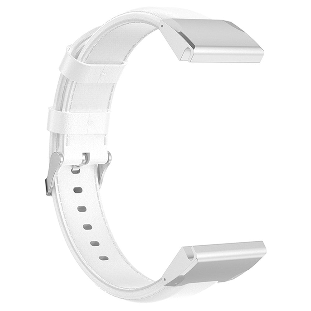 Timeless Garmin Smartwatch Genuine Leather Universel Strap - White#serie_3