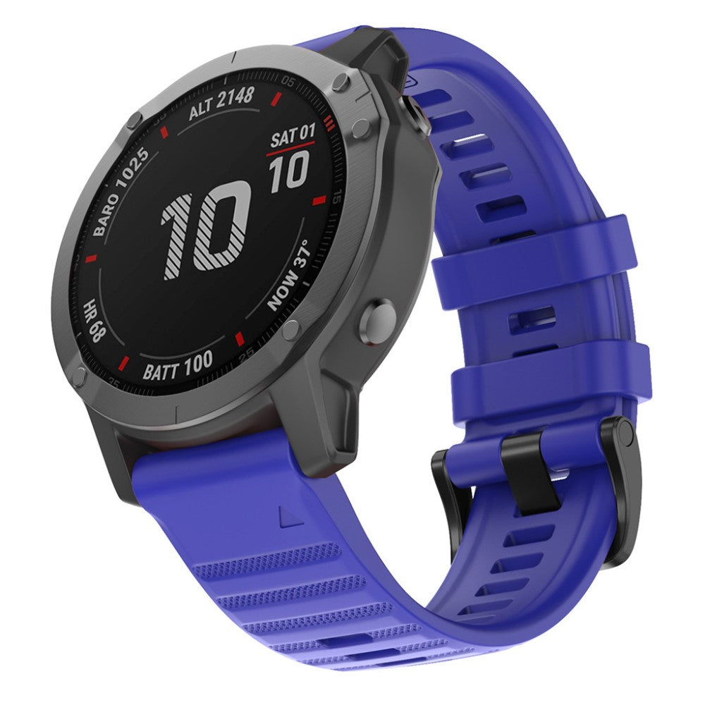 Really Beautiful Garmin Smartwatch Silicone Universel Strap - Blue#serie_3