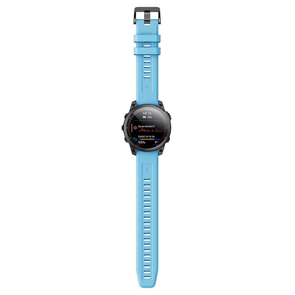 Very Cool Garmin Smartwatch Silicone Universel Strap - Blue#serie_8