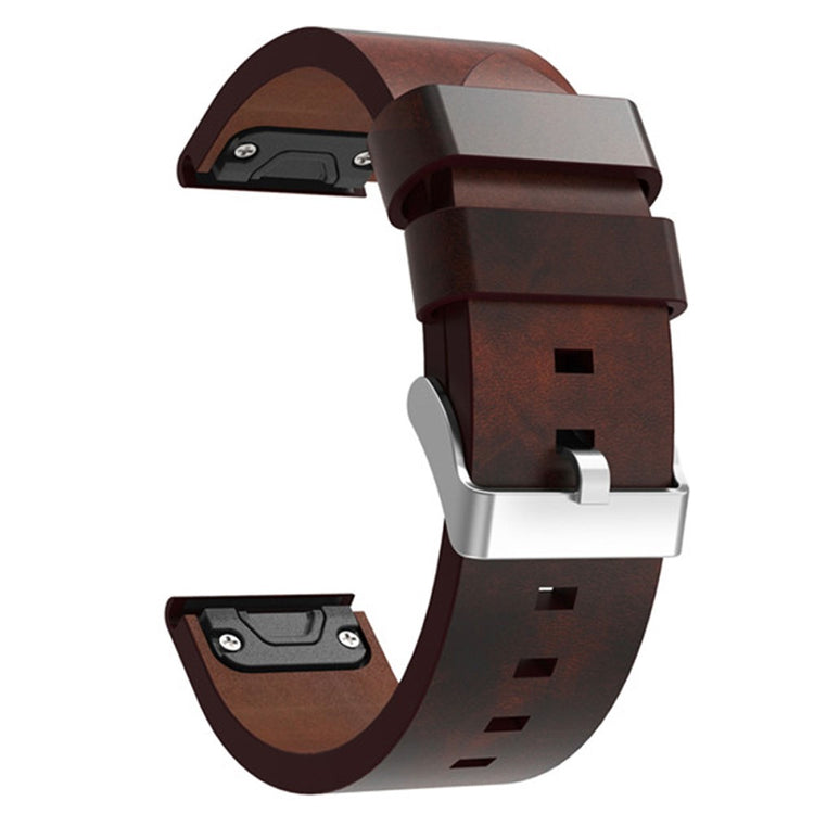 Very Good Garmin Smartwatch Genuine Leather Universel Strap - Brown#serie_076