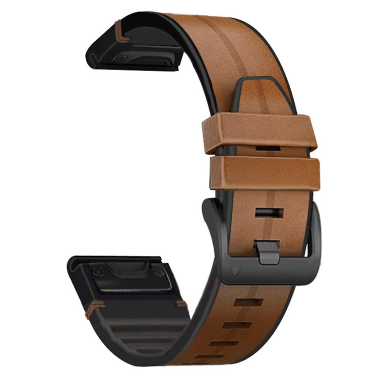 Delightful Garmin Smartwatch Silicone Universel Strap - Brown#serie_5