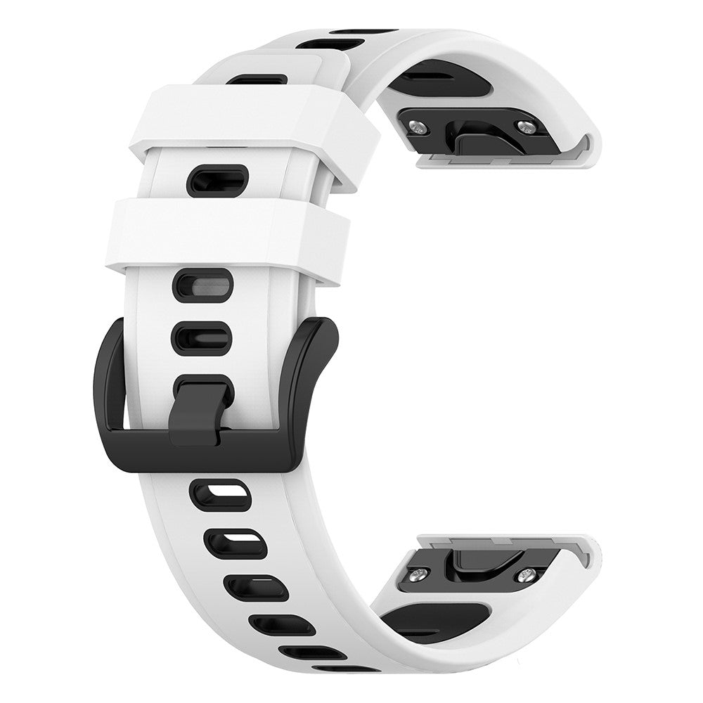 Mega Fashionable Garmin Smartwatch Silicone Universel Strap - White#serie_2