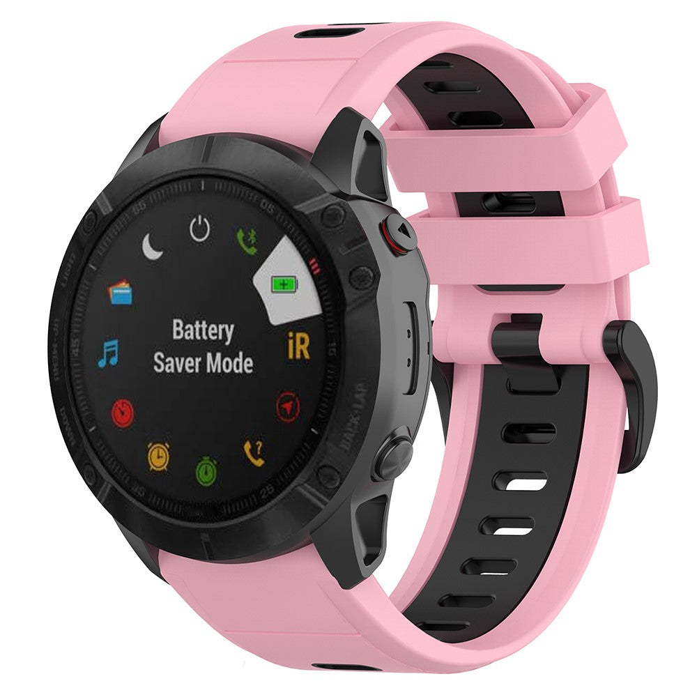 Comfortable Garmin Smartwatch Silicone Universel Strap - Pink#serie_3