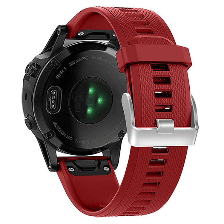 Absolutely Cool Garmin Smartwatch Silicone Universel Strap - Red#serie_6