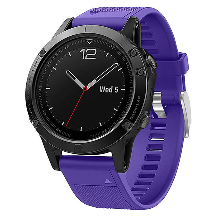 Very Pleasant Garmin Smartwatch Silicone Universel Strap - Purple#serie_12