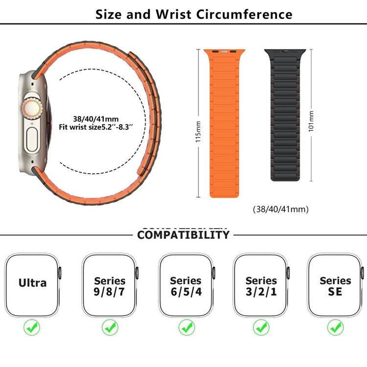 Super Agreeable Apple Smartwatch Silicone Universel Strap - White#serie_2