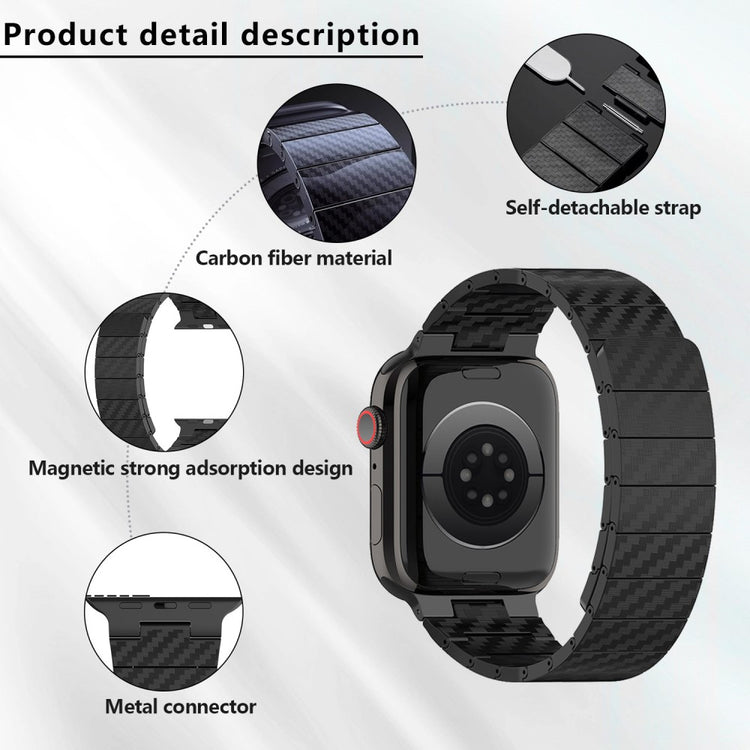 Very Cool Apple Smartwatch Metal Universel Strap - Black#serie_1