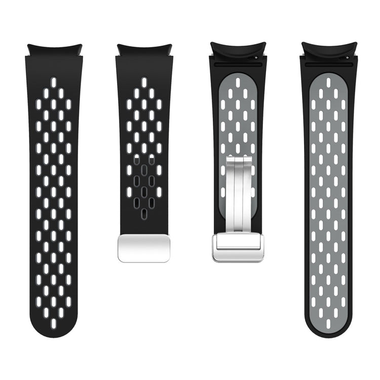 Mega Tough Samsung Smartwatch Silicone Universel Strap - Silver#serie_18