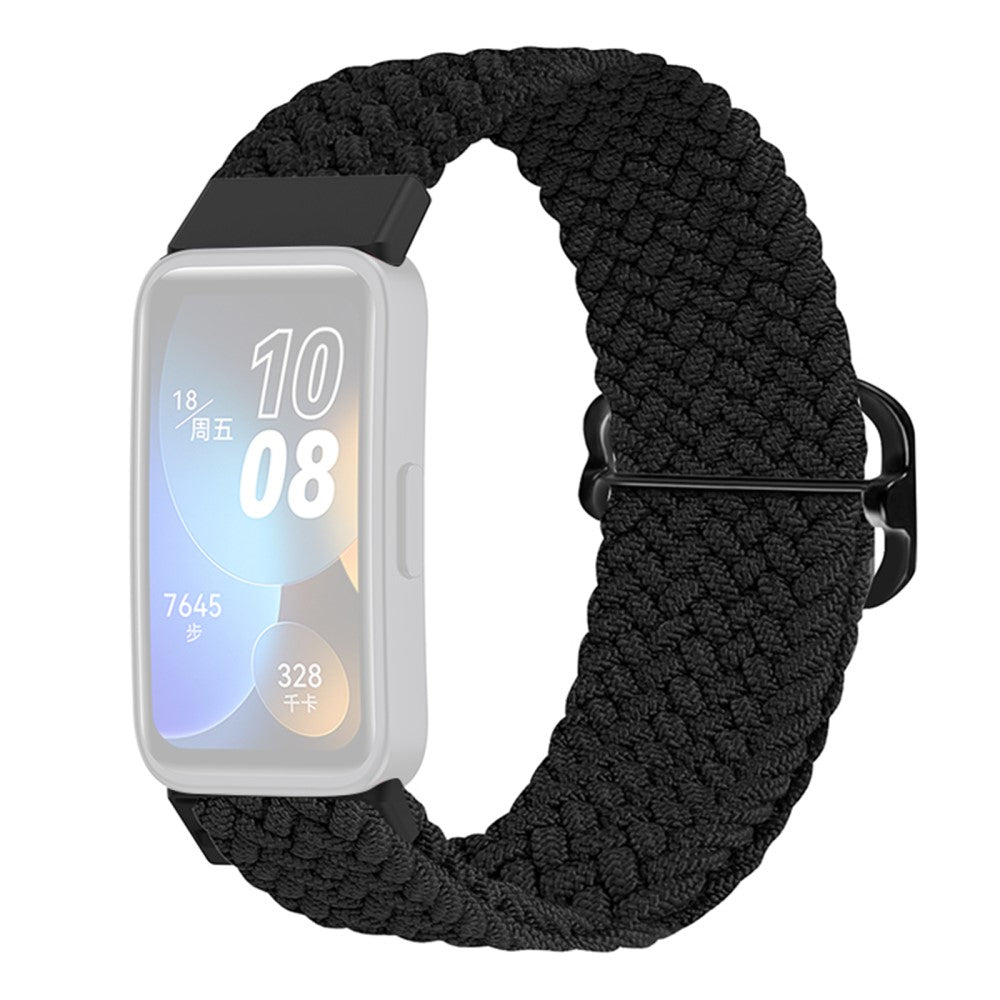 Mega Good Huawei Band 8 Nylon Strap - Black#serie_5