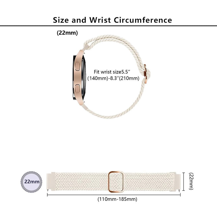 Super Stylish Smartwatch Nylon Universel Strap - Multicolor#serie_7