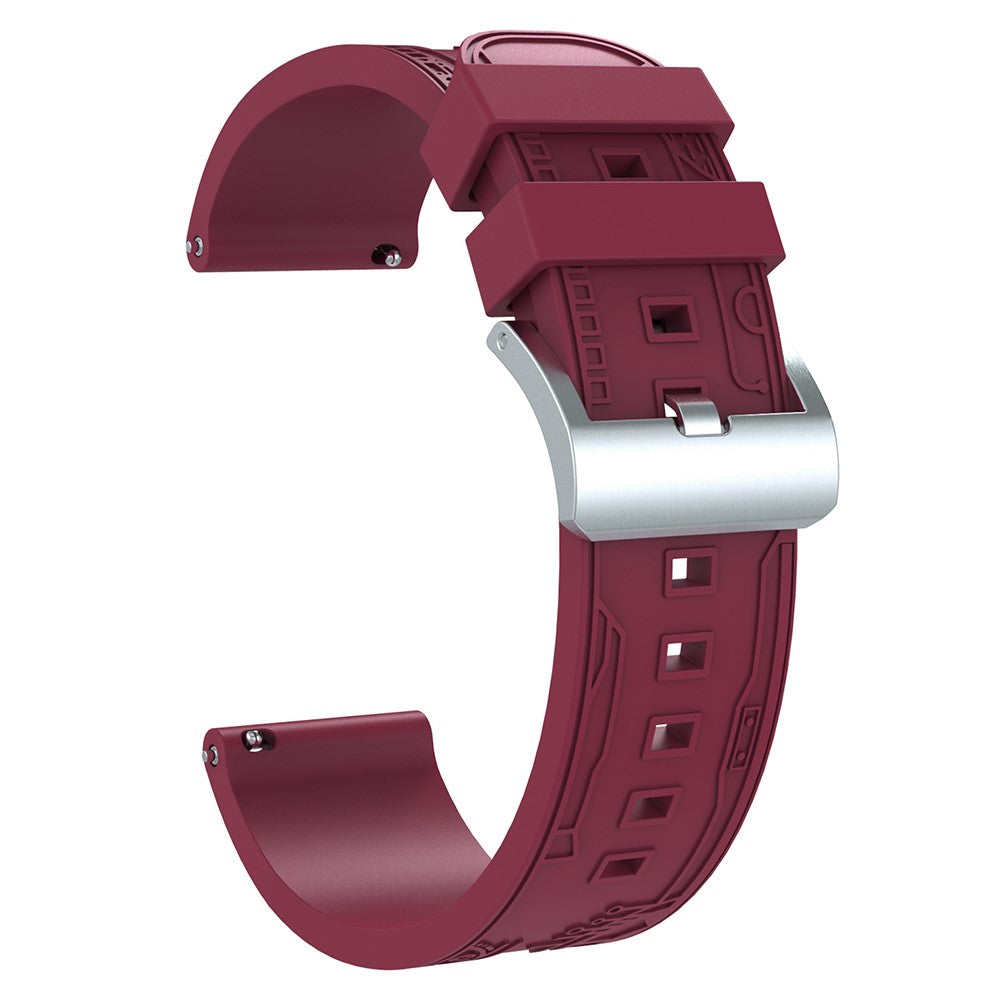 Incredibly Tough Smartwatch Silicone Universel Strap - Red#serie_6