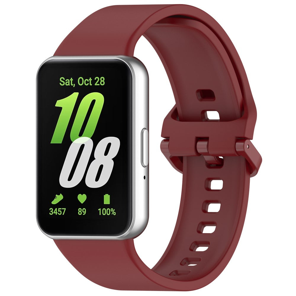 Sweet Samsung Galaxy Fit 3 Silicone Strap - Red#serie_6