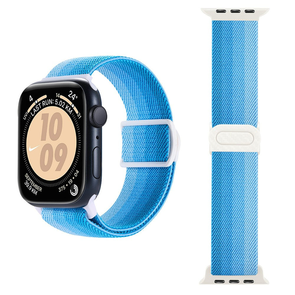 Incredibly Pleasant Apple Smartwatch Nylon Universel Strap - Blue#serie_14