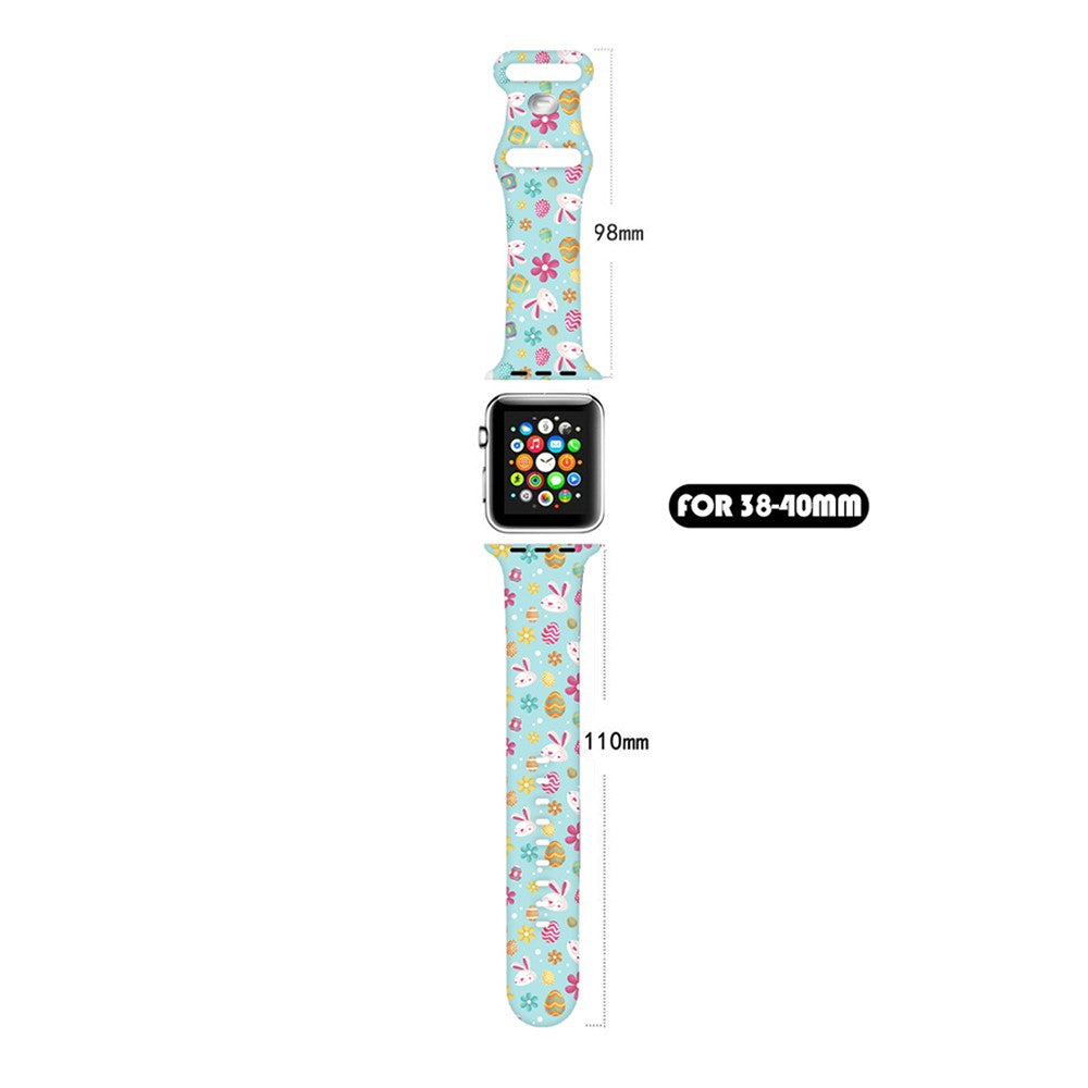 Absolutely Sweet Apple Smartwatch Silicone Universel Strap - Blue#serie_4